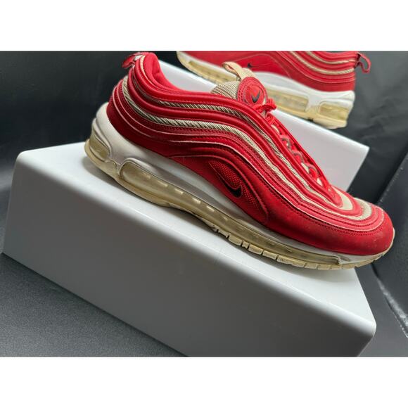 Nike Air Max 97 - Red and White with Black and Red Swoosh - Size 8.5M main image 11